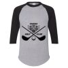 Unisex Three-Quarter Raglan Sleeve Baseball Jersey T-Shirt Thumbnail