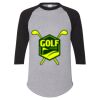 Unisex Three-Quarter Raglan Sleeve Baseball Jersey T-Shirt Thumbnail