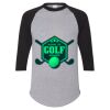 Unisex Three-Quarter Raglan Sleeve Baseball Jersey T-Shirt Thumbnail