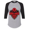 Unisex Three-Quarter Raglan Sleeve Baseball Jersey T-Shirt Thumbnail