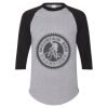 Unisex Three-Quarter Raglan Sleeve Baseball Jersey T-Shirt Thumbnail