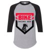 Unisex Three-Quarter Raglan Sleeve Baseball Jersey T-Shirt Thumbnail