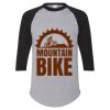 Unisex Three-Quarter Raglan Sleeve Baseball Jersey T-Shirt Thumbnail