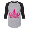 Unisex Three-Quarter Raglan Sleeve Baseball Jersey T-Shirt Thumbnail