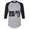 Unisex Three-Quarter Raglan Sleeve Baseball Jersey T-Shirt Thumbnail