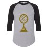 Unisex Three-Quarter Raglan Sleeve Baseball Jersey T-Shirt Thumbnail