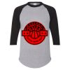 Unisex Three-Quarter Raglan Sleeve Baseball Jersey T-Shirt Thumbnail