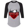 Unisex Three-Quarter Raglan Sleeve Baseball Jersey T-Shirt Thumbnail