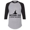 Unisex Three-Quarter Raglan Sleeve Baseball Jersey T-Shirt Thumbnail