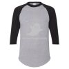 Unisex Three-Quarter Raglan Sleeve Baseball Jersey T-Shirt Thumbnail