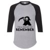 Unisex Three-Quarter Raglan Sleeve Baseball Jersey T-Shirt Thumbnail