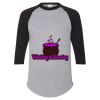 Unisex Three-Quarter Raglan Sleeve Baseball Jersey T-Shirt Thumbnail