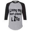 Unisex Three-Quarter Raglan Sleeve Baseball Jersey T-Shirt Thumbnail