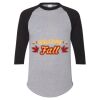 Unisex Three-Quarter Raglan Sleeve Baseball Jersey T-Shirt Thumbnail