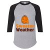 Unisex Three-Quarter Raglan Sleeve Baseball Jersey T-Shirt Thumbnail