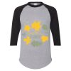 Unisex Three-Quarter Raglan Sleeve Baseball Jersey T-Shirt Thumbnail