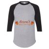 Unisex Three-Quarter Raglan Sleeve Baseball Jersey T-Shirt Thumbnail