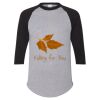Unisex Three-Quarter Raglan Sleeve Baseball Jersey T-Shirt Thumbnail