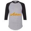 Unisex Three-Quarter Raglan Sleeve Baseball Jersey T-Shirt Thumbnail