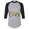 Unisex Three-Quarter Raglan Sleeve Baseball Jersey T-Shirt Thumbnail