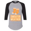 Unisex Three-Quarter Raglan Sleeve Baseball Jersey T-Shirt Thumbnail