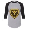 Unisex Three-Quarter Raglan Sleeve Baseball Jersey T-Shirt Thumbnail