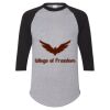 Unisex Three-Quarter Raglan Sleeve Baseball Jersey T-Shirt Thumbnail