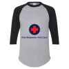 Unisex Three-Quarter Raglan Sleeve Baseball Jersey T-Shirt Thumbnail