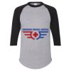 Unisex Three-Quarter Raglan Sleeve Baseball Jersey T-Shirt Thumbnail