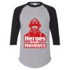 Unisex Three-Quarter Raglan Sleeve Baseball Jersey T-Shirt Thumbnail