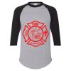 Unisex Three-Quarter Raglan Sleeve Baseball Jersey T-Shirt Thumbnail