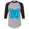 Unisex Three-Quarter Raglan Sleeve Baseball Jersey T-Shirt Thumbnail