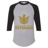 Unisex Three-Quarter Raglan Sleeve Baseball Jersey T-Shirt Thumbnail