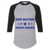 Unisex Three-Quarter Raglan Sleeve Baseball Jersey T-Shirt Thumbnail
