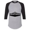 Unisex Three-Quarter Raglan Sleeve Baseball Jersey T-Shirt Thumbnail