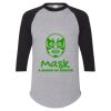 Unisex Three-Quarter Raglan Sleeve Baseball Jersey T-Shirt Thumbnail
