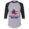 Unisex Three-Quarter Raglan Sleeve Baseball Jersey T-Shirt Thumbnail