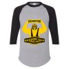 Unisex Three-Quarter Raglan Sleeve Baseball Jersey T-Shirt Thumbnail