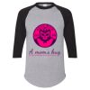 Unisex Three-Quarter Raglan Sleeve Baseball Jersey T-Shirt Thumbnail