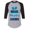 Unisex Three-Quarter Raglan Sleeve Baseball Jersey T-Shirt Thumbnail