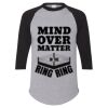 Unisex Three-Quarter Raglan Sleeve Baseball Jersey T-Shirt Thumbnail