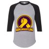 Unisex Three-Quarter Raglan Sleeve Baseball Jersey T-Shirt Thumbnail