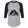 Unisex Three-Quarter Raglan Sleeve Baseball Jersey T-Shirt Thumbnail