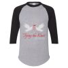 Unisex Three-Quarter Raglan Sleeve Baseball Jersey T-Shirt Thumbnail