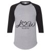 Unisex Three-Quarter Raglan Sleeve Baseball Jersey T-Shirt Thumbnail