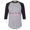 Unisex Three-Quarter Raglan Sleeve Baseball Jersey T-Shirt Thumbnail