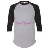 Unisex Three-Quarter Raglan Sleeve Baseball Jersey T-Shirt Thumbnail