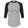 Unisex Three-Quarter Raglan Sleeve Baseball Jersey T-Shirt Thumbnail