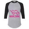 Unisex Three-Quarter Raglan Sleeve Baseball Jersey T-Shirt Thumbnail