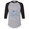 Unisex Three-Quarter Raglan Sleeve Baseball Jersey T-Shirt Thumbnail